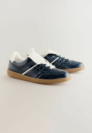 Next, REGULAR FIT - FOREVER COMFORT FOLD OVER - Sneakers - navy croc effect