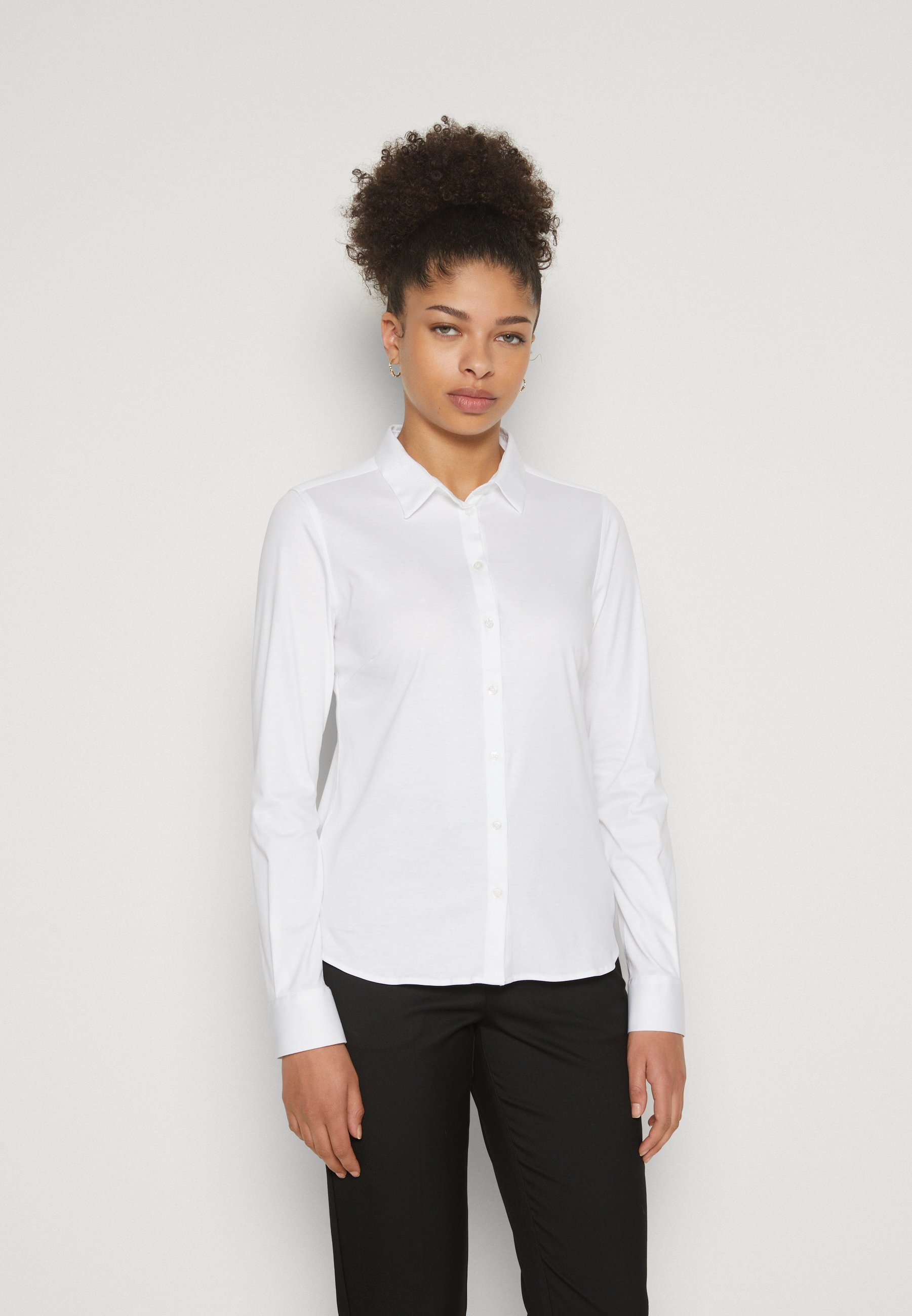 売れ筋商品|||モス モッシュ シャツ レディース トップス FLOB BLOUSE - Blouse - white MOUSSY ブラウス シャツ SHIRRING RUFFLE PEPLUM トップス