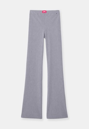 032c TRAPEZE STRETCH SUITING TROUSERS - Püksid - grey melange