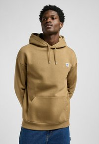 Lee LONG SLEEVE - RELAXED FIT - Jersey con capucha - dark khaki