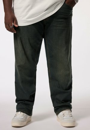 STHUGE BAUCHFIT BAGGY DIRTY 5-POCKET - Vaqueros boyfriend - blue denim