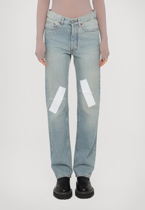 PANTS POCKETS - Straight leg jeans - light blue