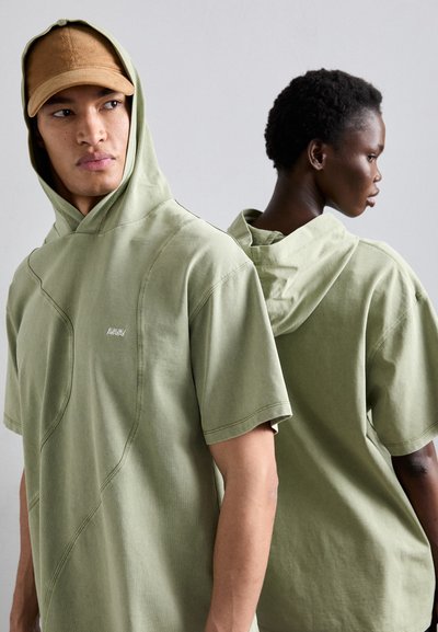 AVAVAV HOODED UNISEX - T-shirts med print - green