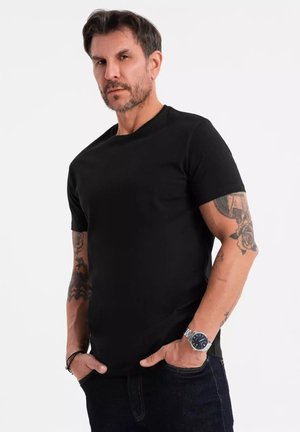 Ombre T-shirt basic - black