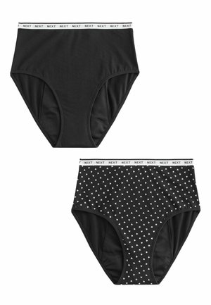 HEAVY FLOW PERIOD KNICKERS FULL BRIEF - Menstruacinės kelnaitės - black heart