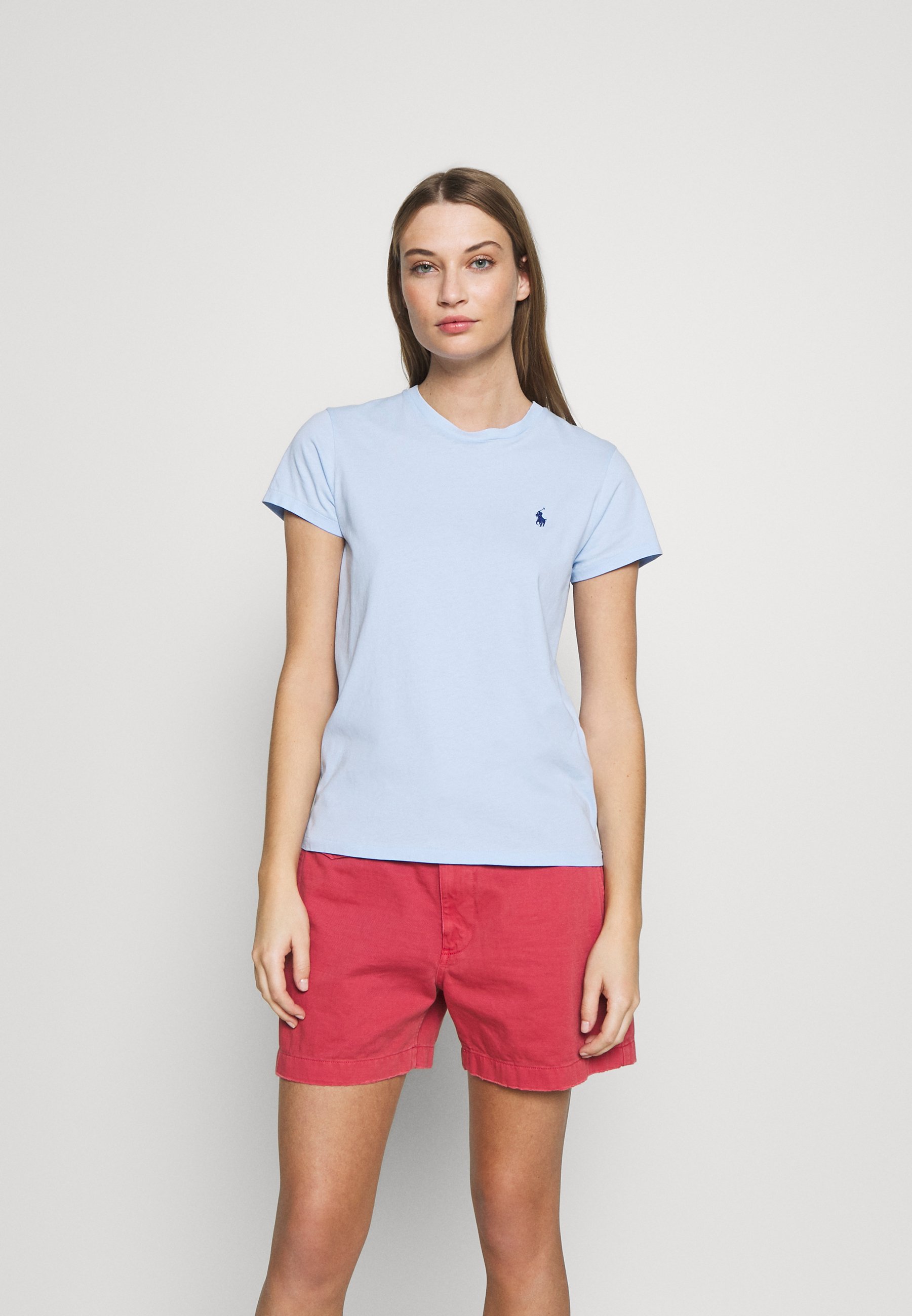Polo Ralph Lauren T Shirt Basic Elite Blue Hellblau Zalando De
