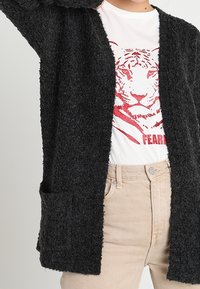 JDY Kardigan - mottled dark grey