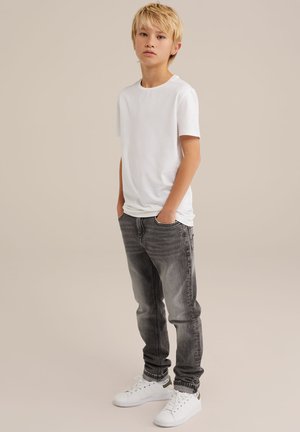 WE Fashion 2PACK - Paprasti marškinėliai - white