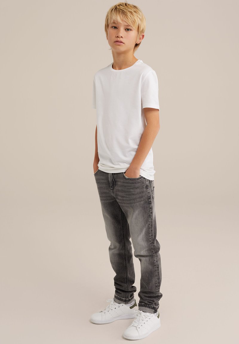 WE Fashion 2PACK - Paprasti marškinėliai - white
