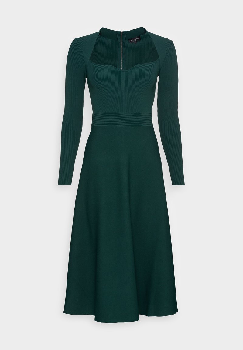 Ted Baker POLLIAH SWEETHEART SKATER MIDI DRESS Jumper dress green