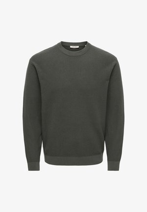 Only & Sons, TONY - Svetrík - dunkelgrün