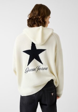 BEDRUCKTER MIT STERNEN - Maglione - creme