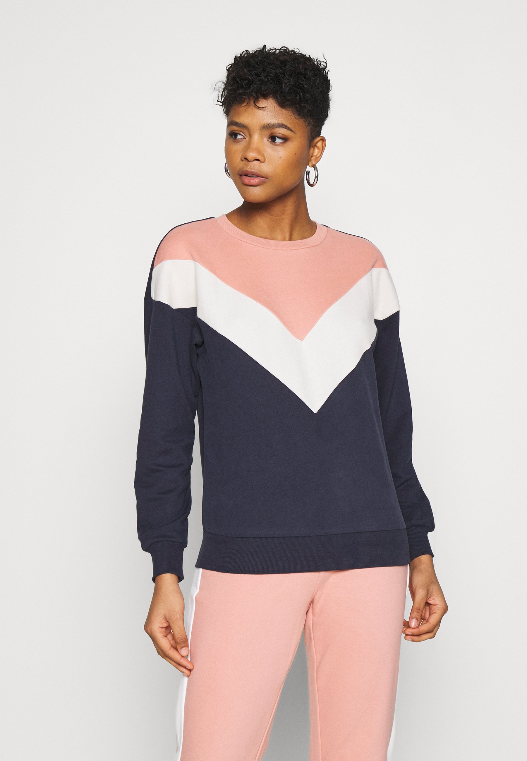 ONLY ONLASHLEY - Sudadera - night sky/blue/rose/azul marino - Zalando.es
