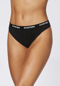 Chiemsee STRING IM DREIERPACK UND LABEL-LOOK - String - black black