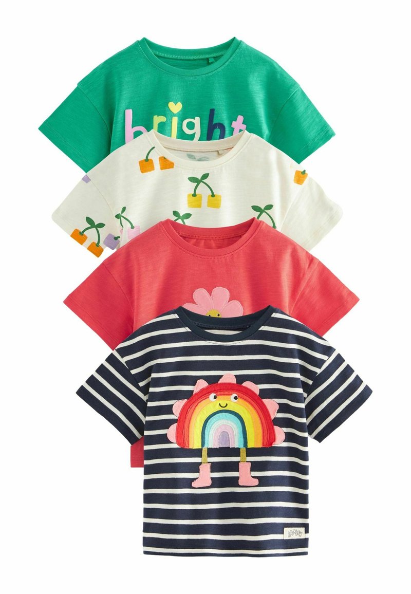 Next 4 PACK SHORT SLEEVE REGULAR FIT - Triko s potiskem - rainbow