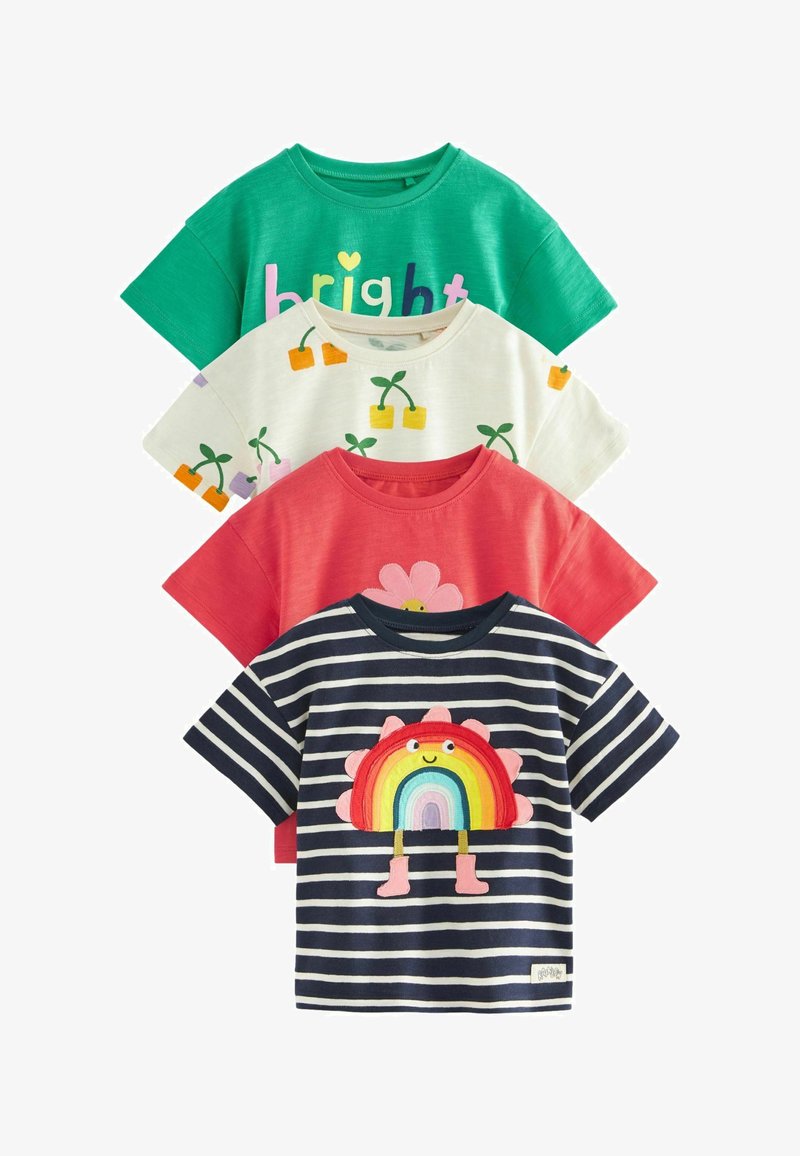 Next 4 PACK SHORT SLEEVE REGULAR FIT - T-shirt con stampa - rainbow