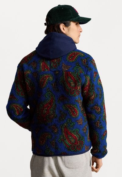 Polo Ralph Lauren PAISLEY PILE FLEECE JACKET - Fleece jacket - royal combo