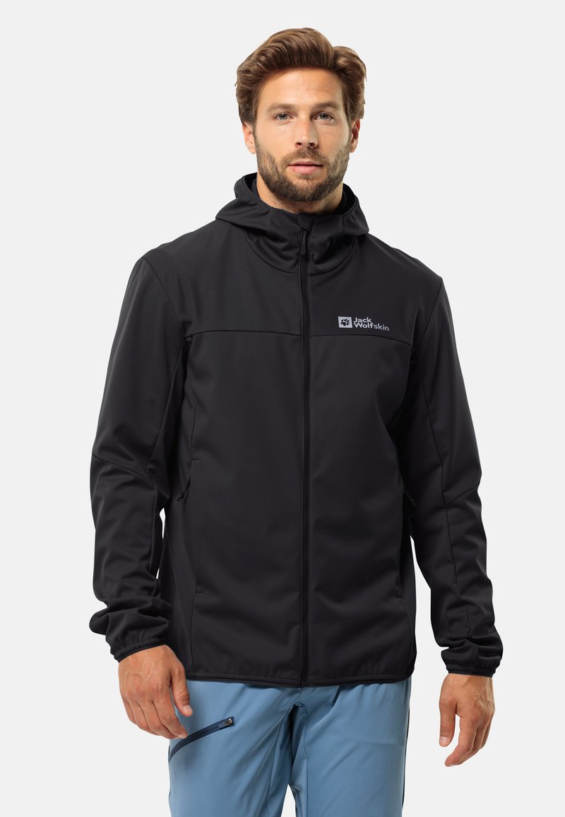 Jack Wolfskin - FELDBERG HOODY - Giacca outdoor - black, Ingrandire