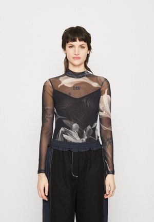 ELIA IRIS BODYSUIT - Long sleeved top - black