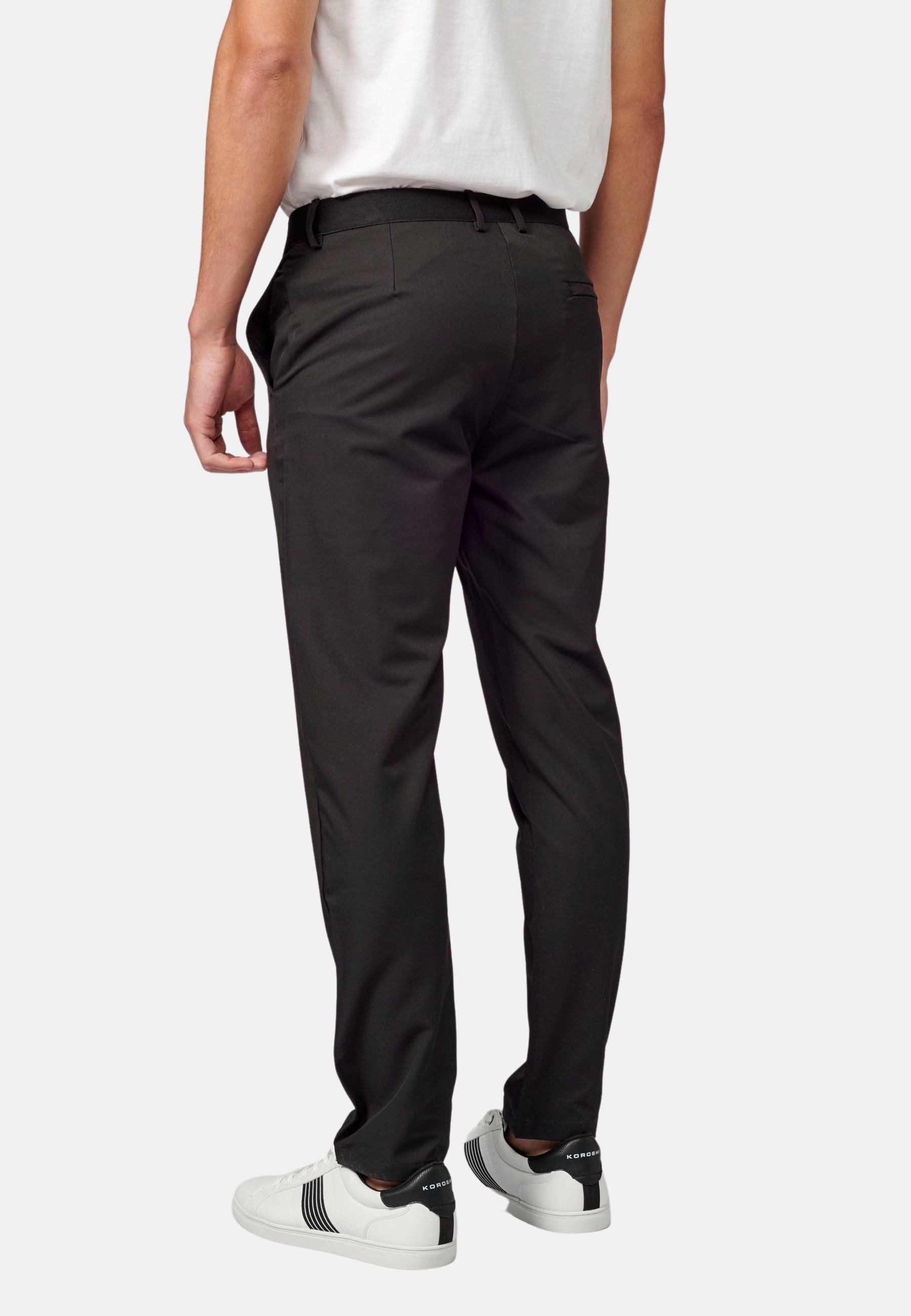 Koroshi PANTALON LARGO - Pantalones chinos - black/negro - Zalando.es