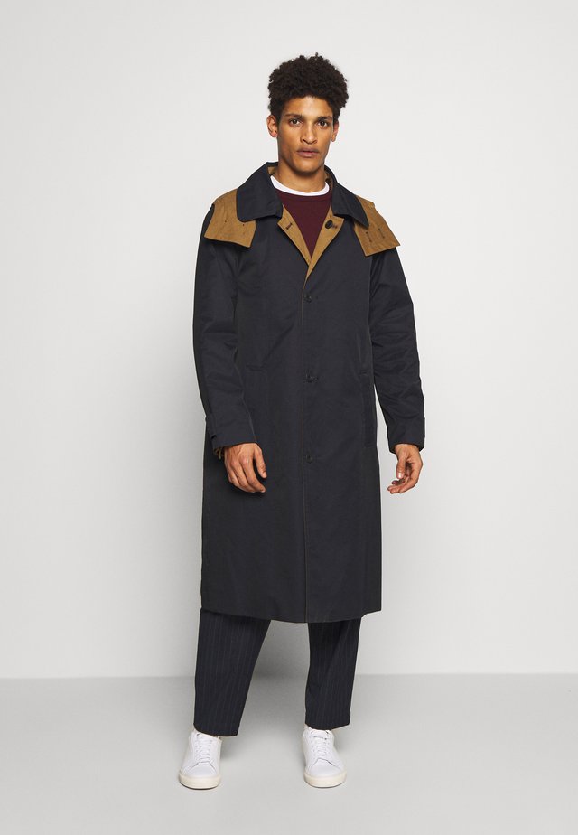 REVERSABLE OVERCOAT - Wollmantel/klassischer Mantel - navy