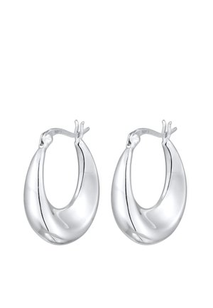 ELEGANT CLASSIC HOOPS - Ohrringe - silberfarben