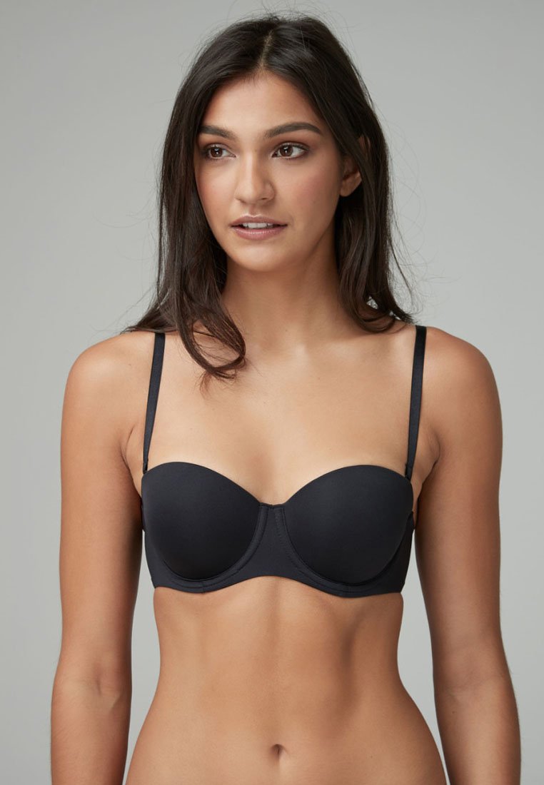 Push up bh met fijn kant (set van 3) wit krijtbeige zwart • Prijs € 25