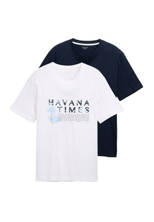 DOUBLEPACK PACKAGING - Camiseta estampada - sky captain blue