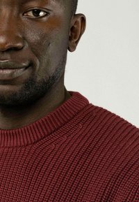 MELA RAVI - Strickpullover - burgunderrot