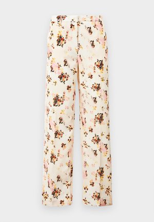 TEXTURED TAILORING FUNCTIONAL STRUCTURED PANTS - Pantaloni - off white