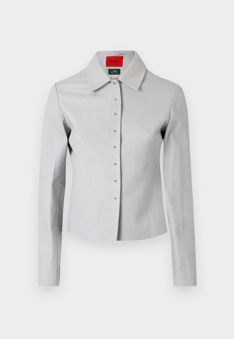 MAX&Co. Leren jas grijs MAX&Co. Leren jas grijs