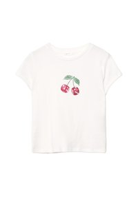 PRINTED FITTED  - T-shirts print - white