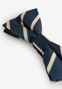 Next REGULAR FIT - DESIGN  - Motýlik - navy blue neutral brown stripe