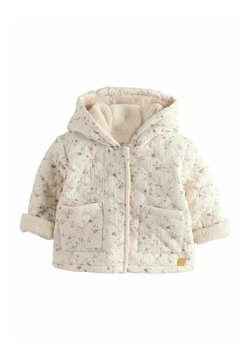 Next - REGULAR FIT - CRINKLE - Talvemantel - ecru floral, Suurenda