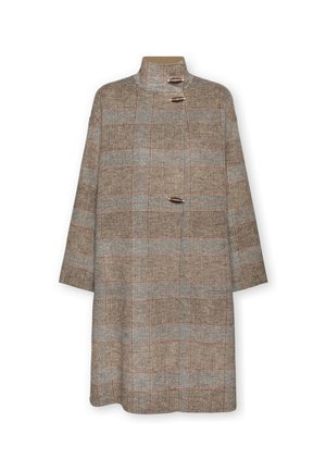 Elena Mirò, CAPPOTTO CHECK ASIMMETRICO - Abrigo clásico - grigio