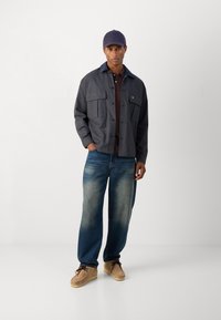 Scotch & Soda TRIMMED OVERSHIRT - Light jacket - grey melange