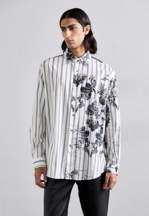 Roberto Cavalli CLASSIC AND COOL FIT - Skjorta - white/grey