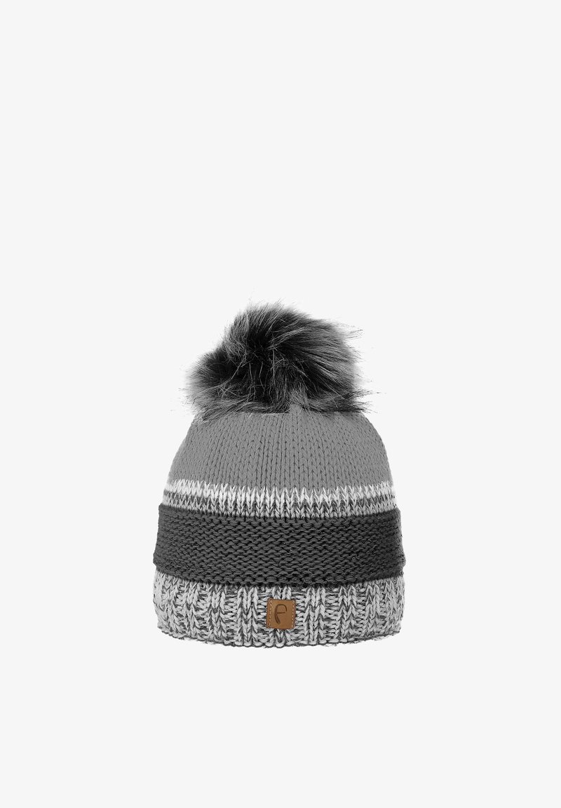 Faera WARME MIT -BOMMEL - Beanie - grau