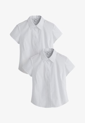 Next, REGULAR FIT - ESSENTIAL SHORT SLEEVE 2 PACK . - Blusa - white