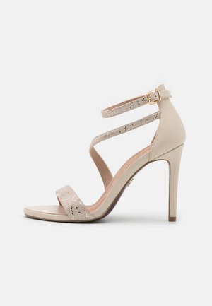 Sandales à talons hauts - gold-coloured