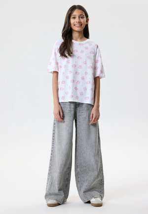 TWO SOON X-WIDE - Džíny Relaxed Fit - light grey denim