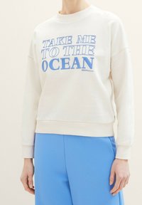 TOM TAILOR DENIM Felpa - white