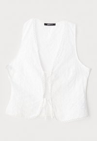 ANGLAISE TIE VEST - Blůza - white