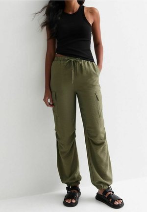 Pantalon cargo - khaki