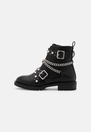 ONLTINA-10 EMBELISH BOOT / 802 - BLACK - Botas clássicas de cano curto - black