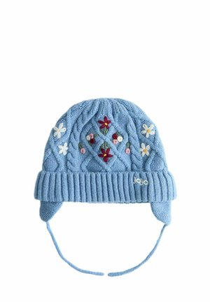 Mössa - blue floral