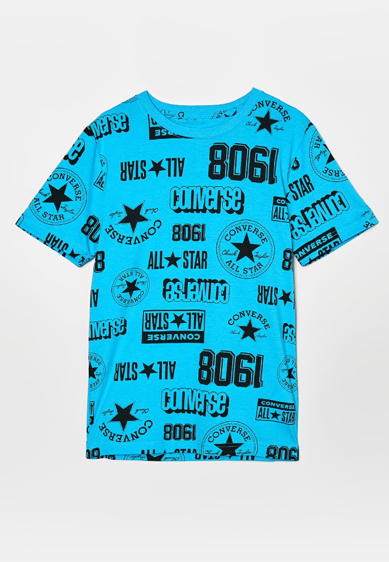 Converse T-shirt print blauw Converse T-shirt print blauw