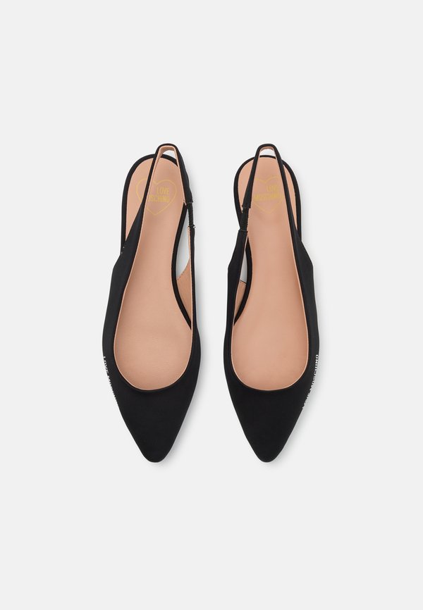 LOGO - Slingback ballet pumps - nero3