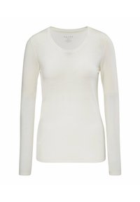 FALKE DAILY CLIMAWOOL CREW NECK - Undershirt - off-white