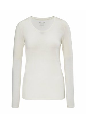 FALKE DAILY CLIMAWOOL CREW NECK - Unterhemd/-shirt - off-white